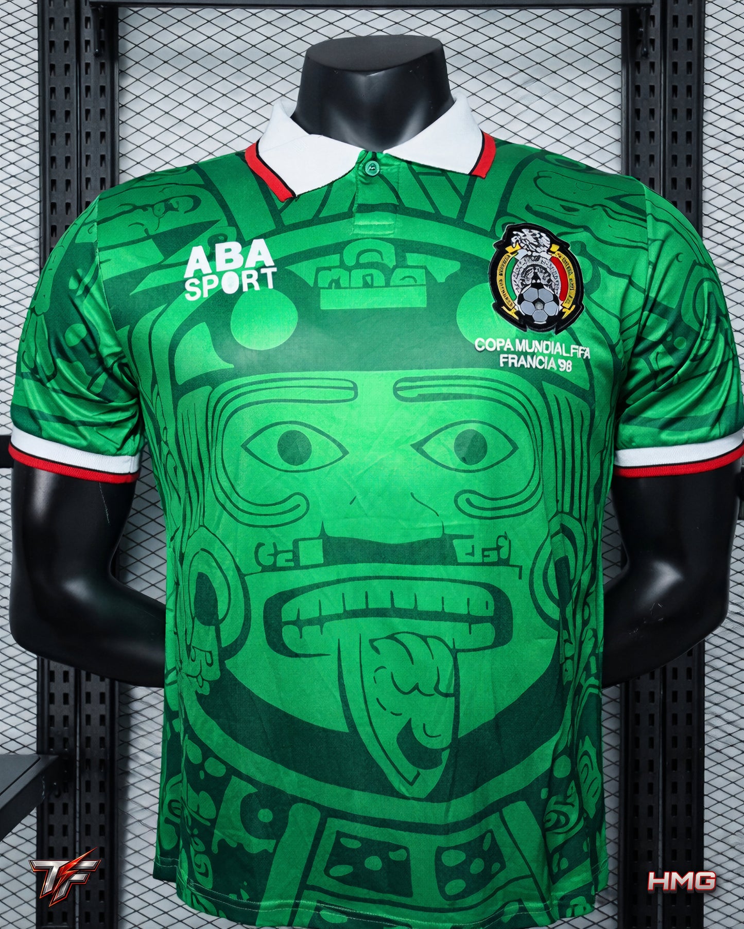 JERSEY RETRO MÉXICO 1998 – VERSIÓN JUGADOR